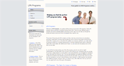 Desktop Screenshot of lpnprograms.webnode.com