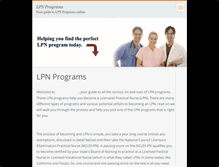 Tablet Screenshot of lpnprograms.webnode.com