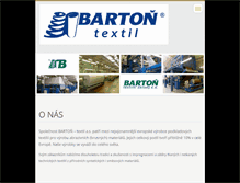 Tablet Screenshot of bartontextil.webnode.cz
