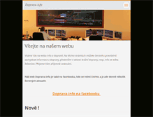 Tablet Screenshot of doprava-info.webnode.cz