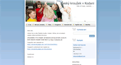 Desktop Screenshot of ceskykrouzekvkodani.webnode.cz