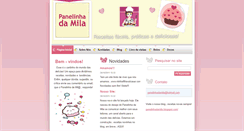 Desktop Screenshot of panelinhadamila.webnode.com.br