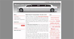 Desktop Screenshot of miamilimoservice.webnode.com