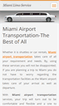 Mobile Screenshot of miamilimoservice.webnode.com