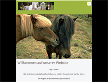 Tablet Screenshot of islandpferde-fans.webnode.com
