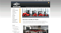 Desktop Screenshot of hcforklift.webnode.es