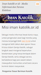Mobile Screenshot of imankatolik.webnode.com