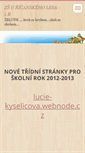 Mobile Screenshot of 11-1bzsricany.webnode.cz