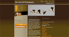 Desktop Screenshot of benharroldphotography.webnode.com