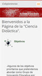 Mobile Screenshot of colegiociencias.webnode.es