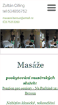 Mobile Screenshot of masazeberoun.webnode.cz