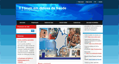 Desktop Screenshot of forumsaudeufma.webnode.com.br