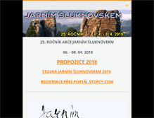 Tablet Screenshot of jarnim-sluknovskem.webnode.cz