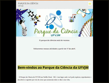 Tablet Screenshot of parquedaciencia.webnode.com.br
