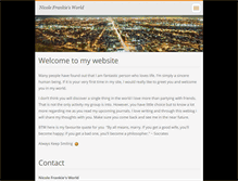 Tablet Screenshot of nicolefrank.webnode.com