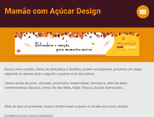 Tablet Screenshot of mamaocomacucar.webnode.com.br