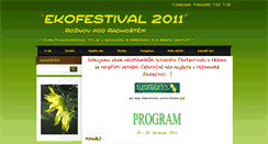 Desktop Screenshot of ekofestival.webnode.cz