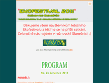 Tablet Screenshot of ekofestival.webnode.cz