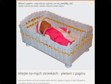 Tablet Screenshot of papirove-pleteni.webnode.cz