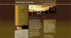 Desktop Screenshot of goldenrogue-retrievers.webnode.sk