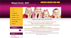 Desktop Screenshot of miriam-mvp.webnode.sk