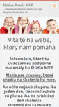 Mobile Screenshot of miriam-mvp.webnode.sk
