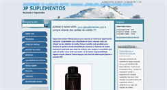 Desktop Screenshot of jpsupplements.webnode.com.br