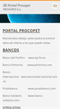 Mobile Screenshot of miportalprocopet.webnode.es