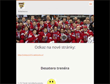 Tablet Screenshot of hokejvm2011.webnode.cz