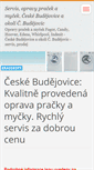 Mobile Screenshot of opravy-pracek-ceske-budejovice.webnode.cz