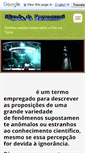 Mobile Screenshot of mundodoparanormal.webnode.com.br