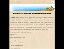 Tablet Screenshot of cocinacolombiana.webnode.com