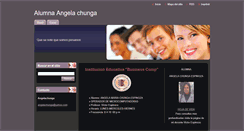 Desktop Screenshot of angelachunga.webnode.es