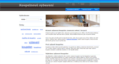 Desktop Screenshot of koupelnove-vybaveni.webnode.cz