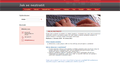 Desktop Screenshot of jakseneztratit.webnode.cz