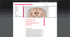 Desktop Screenshot of neurodegeneration.webnode.com