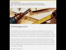 Tablet Screenshot of everestagencies.webnode.in