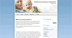 Desktop Screenshot of malovani-pokoju-inspirace.webnode.cz