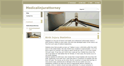 Desktop Screenshot of medicalinjurattorney.webnode.com