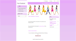 Desktop Screenshot of freefacebookthemes.webnode.com