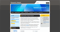 Desktop Screenshot of drogueriaintegral.webnode.es