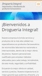 Mobile Screenshot of drogueriaintegral.webnode.es