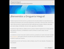 Tablet Screenshot of drogueriaintegral.webnode.es