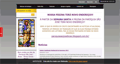 Desktop Screenshot of paroquiasaojosebicas.webnode.com.br