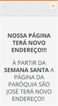 Mobile Screenshot of paroquiasaojosebicas.webnode.com.br