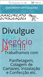 Mobile Screenshot of nascimentodivulgacoes.webnode.com.br