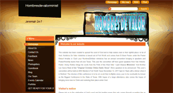 Desktop Screenshot of hombresdevalorministries.webnode.com