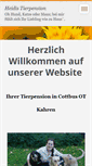 Mobile Screenshot of heidis-tierpension.webnode.com