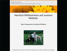 Tablet Screenshot of heidis-tierpension.webnode.com