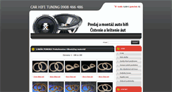 Desktop Screenshot of carhifituning.webnode.sk